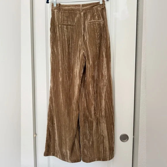 FRNCH Velvet Texture Pants - Picture 3 of 7